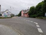 Im Kreuzungsbereich der B 72 mit der L 319 entsteht der Busbahnhof. © A16 Im Kreuzungsbereich der B 72 mit der L 319 entsteht der Busbahnhof. © A16