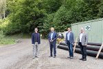 ....Bgm. Stefan Hofer, LH-Stv. Anton Lang, Dipl. Ing. Bernd Pitner (Baubezirksleiter Obersteiermark-Ost), Vizebürgermeister Berthold Strobl (v.l.). © Martin Meieregger ....Bgm. Stefan Hofer, LH-Stv. Anton Lang, Dipl. Ing. Bernd Pitner (Baubezirksleiter Obersteiermark-Ost), Vizebürgermeister Berthold Strobl (v.l.). © Martin Meieregger