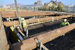 Gestern wurde der vorletzte Block betoniert. © prtrumler/Tost Gestern wurde der vorletzte Block betoniert. © prtrumler/Tost